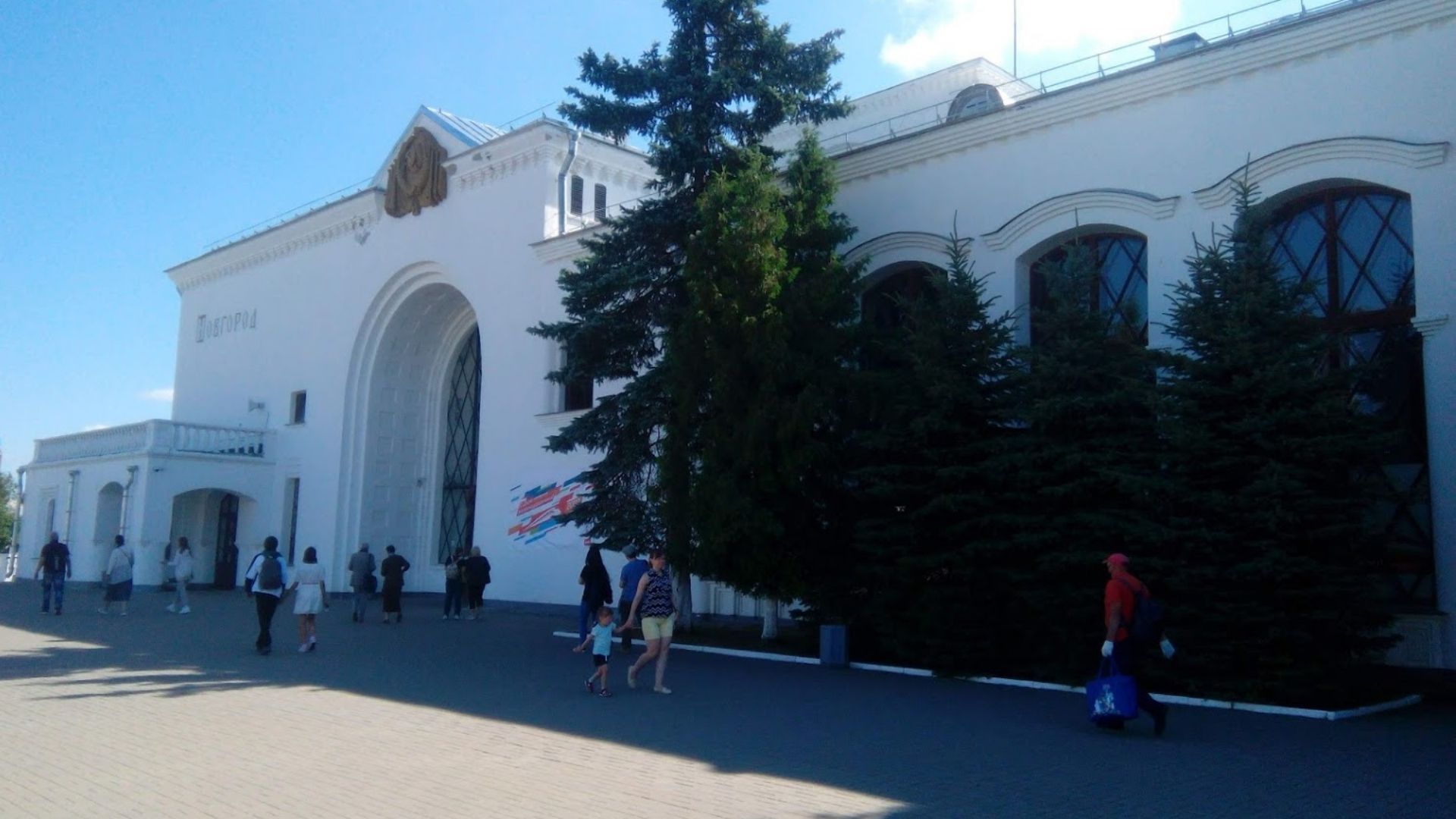 Великий Новгород здание вокзала из статьи Великий Новгород-город,куда можно съездить из Питера на выходных